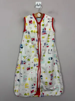 Grobag house print sleeping bag 0-6m 0.5 tog