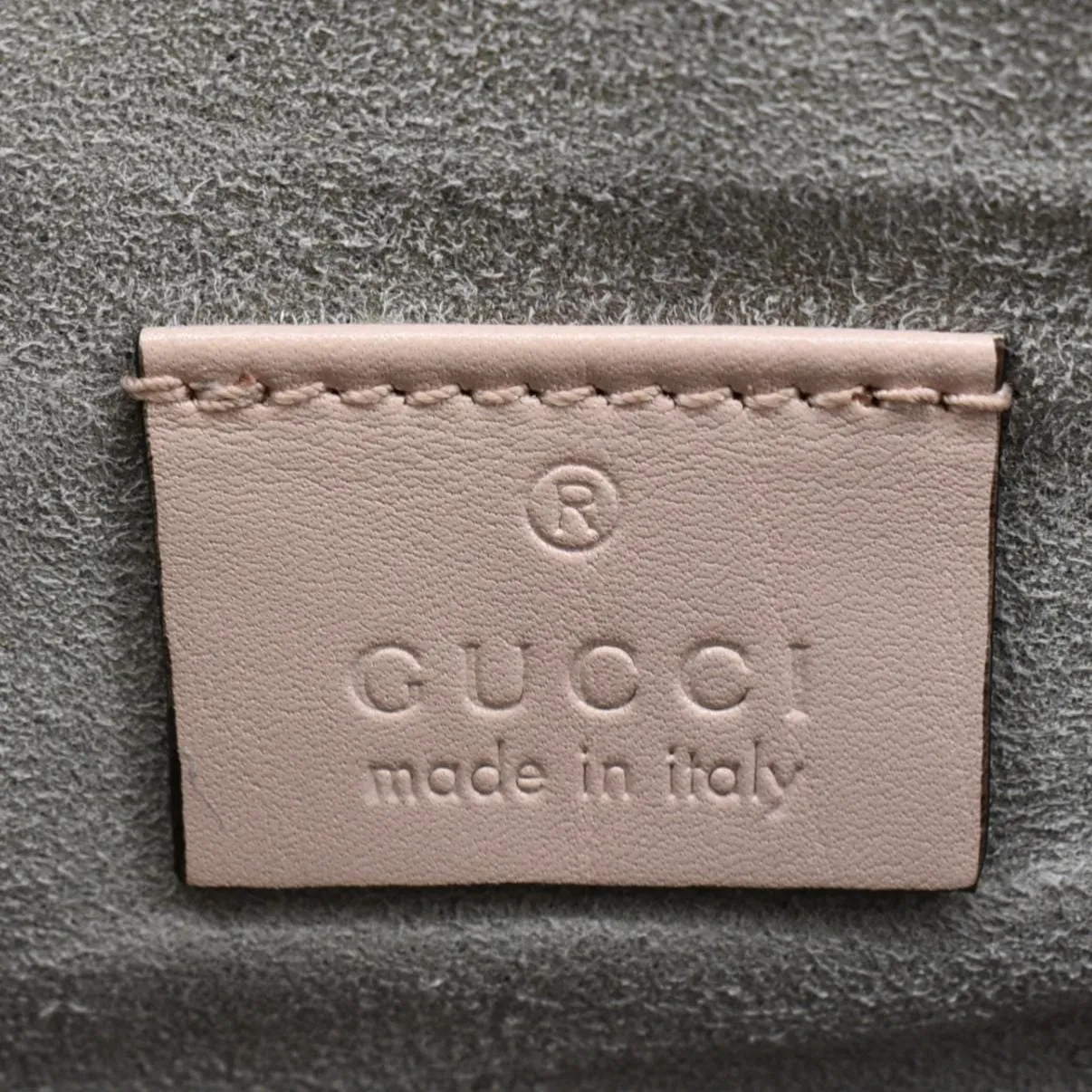 GUCCI GG Marmont Quilted Leather Zip Pouch Bag Pink 476440