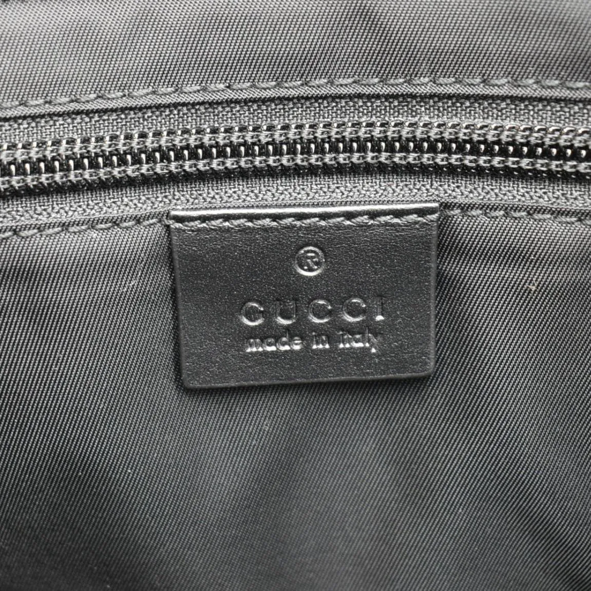 GUCCI GG Supreme Medium Tote Bag Black 322063