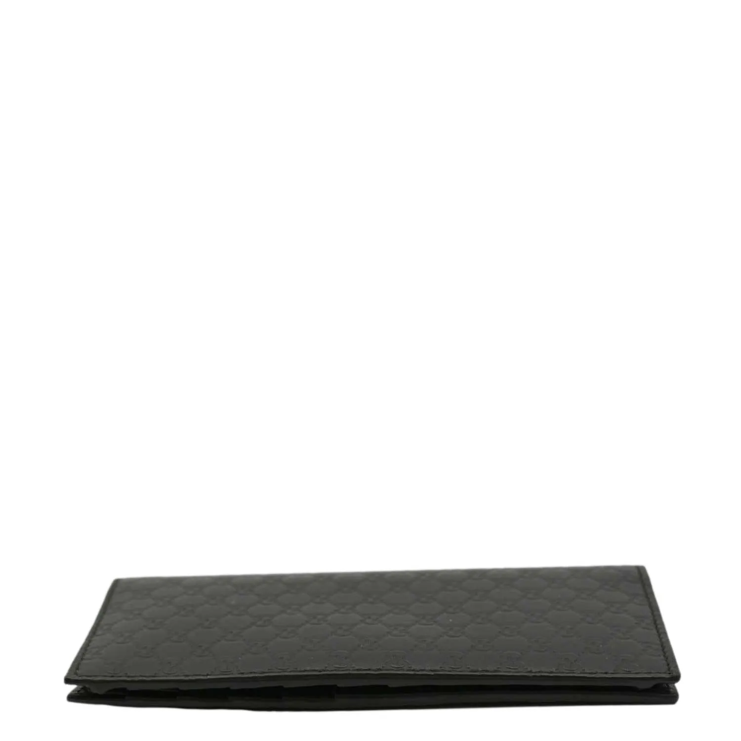 GUCCI Microguccissima GG Leather Bi-fold Long Wallet Black 544479