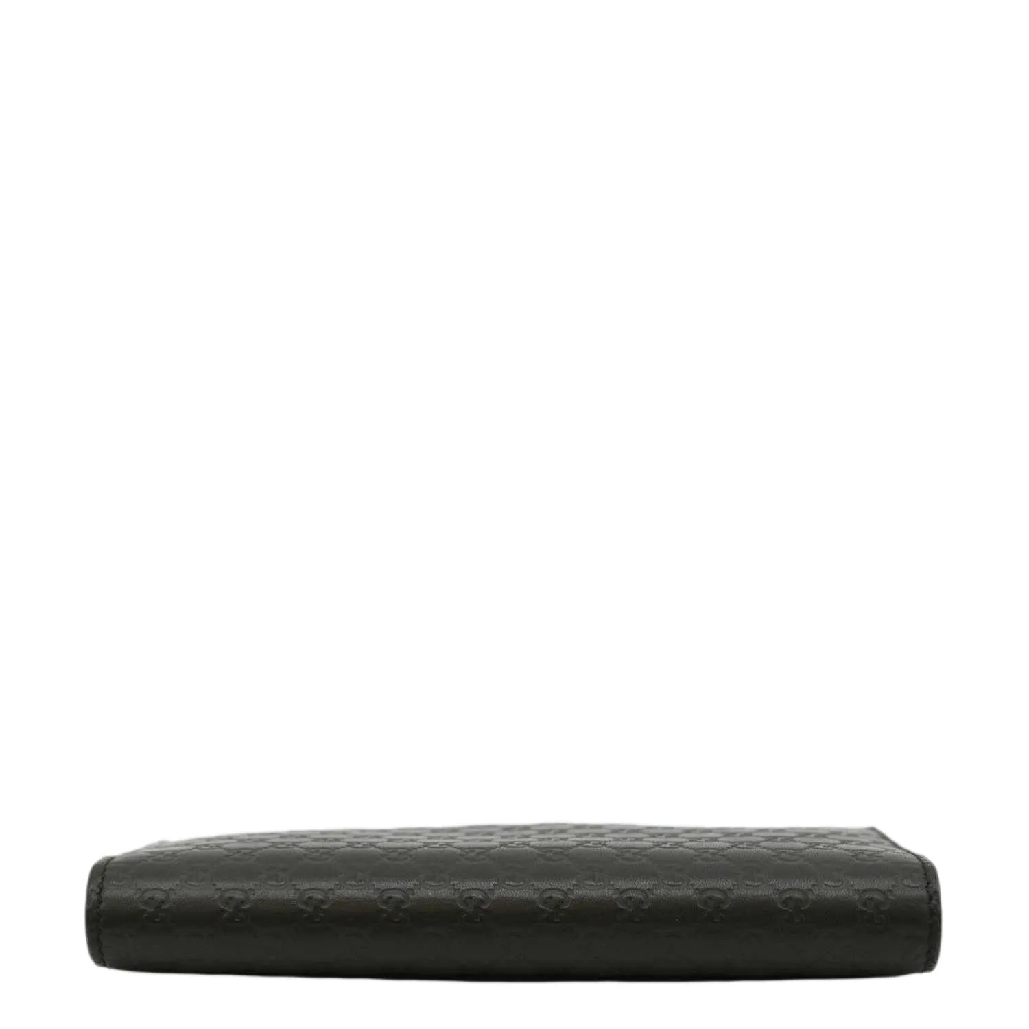GUCCI Microguccissima GG Leather Bi-fold Long Wallet Black 544479