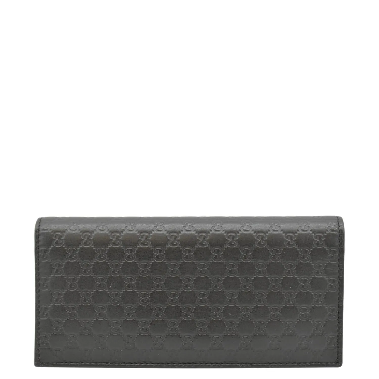 GUCCI Microguccissima GG Leather Bi-fold Long Wallet Black 544479
