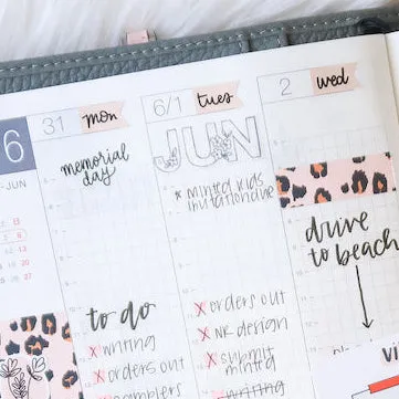 H. Cousin Weekly Date Covers [for Japanese Planner]