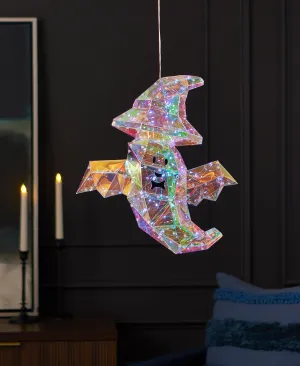 Halloween LED Lights - Prismatic Iridescent Wizard Ghost 16"