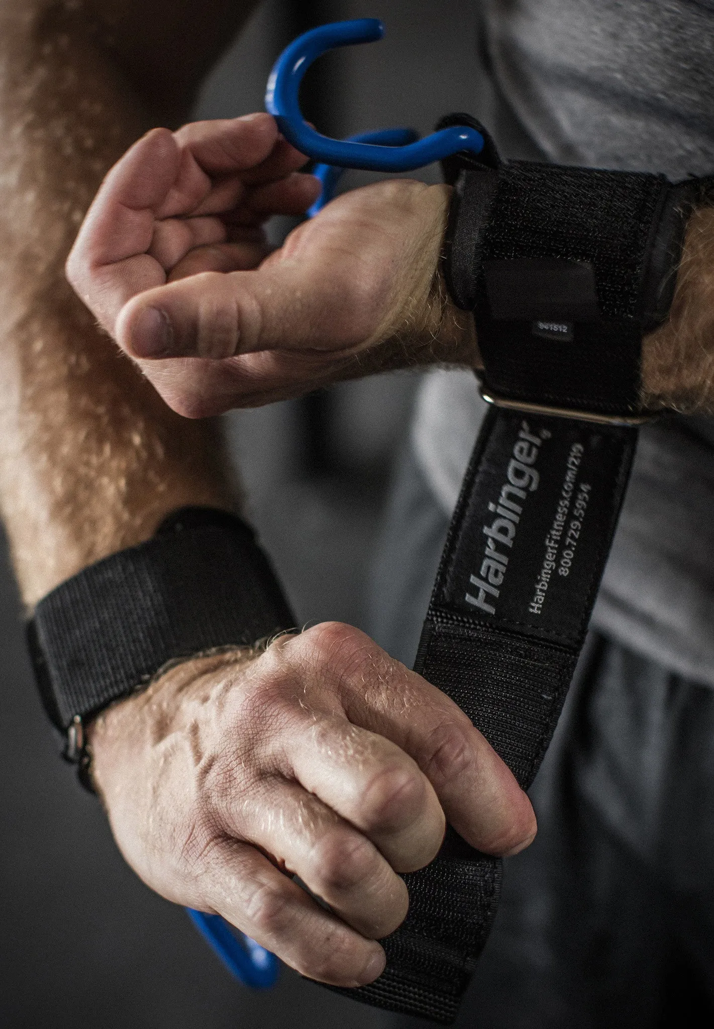 Harbinger Lifting Hooks Heavy Duty Padded Wrist Wrap