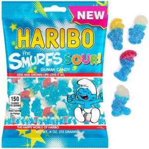 Haribo Sour Smurfs  [113g] - USA