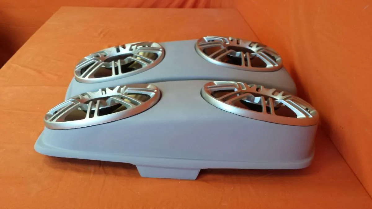 Harley Davidson 6" Trendsetter Extended Saddlebag Fender Kit - Dual Cut Outs Dual 6 x 9 Speaker Lids / 2014 - 2023