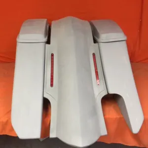 Harley Davidson 6" Trendsetter Extended Saddlebag LED Fender Kit - Right Side Cut Out   Lids / 2014 - 2018