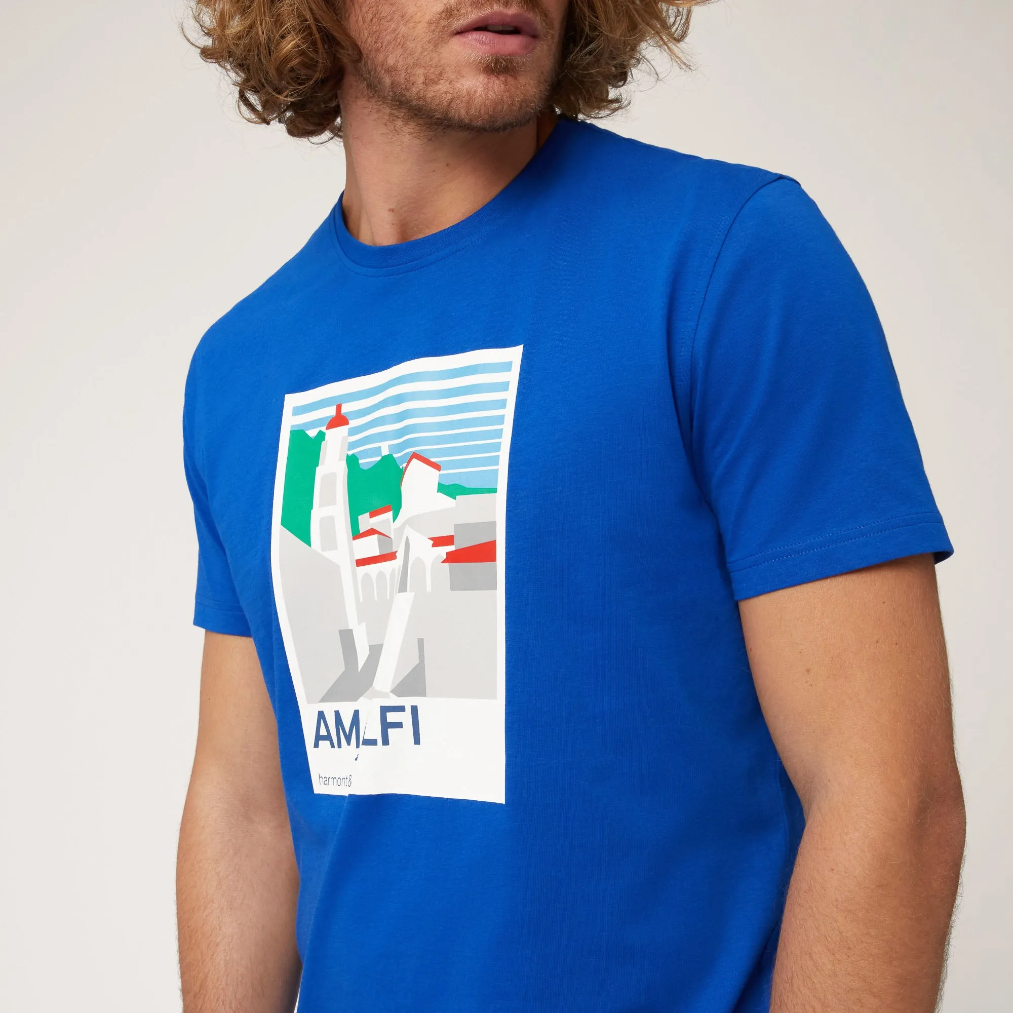Harmont & Blaine Amalfi Coast T-Shirt - Hydrangea