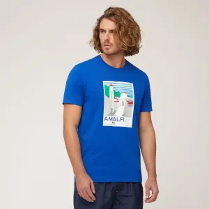 Harmont & Blaine Amalfi Coast T-Shirt - Hydrangea