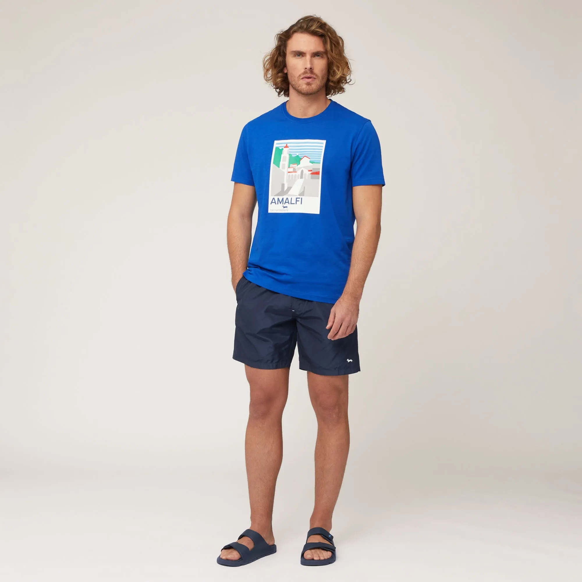 Harmont & Blaine Amalfi Coast T-Shirt - Hydrangea