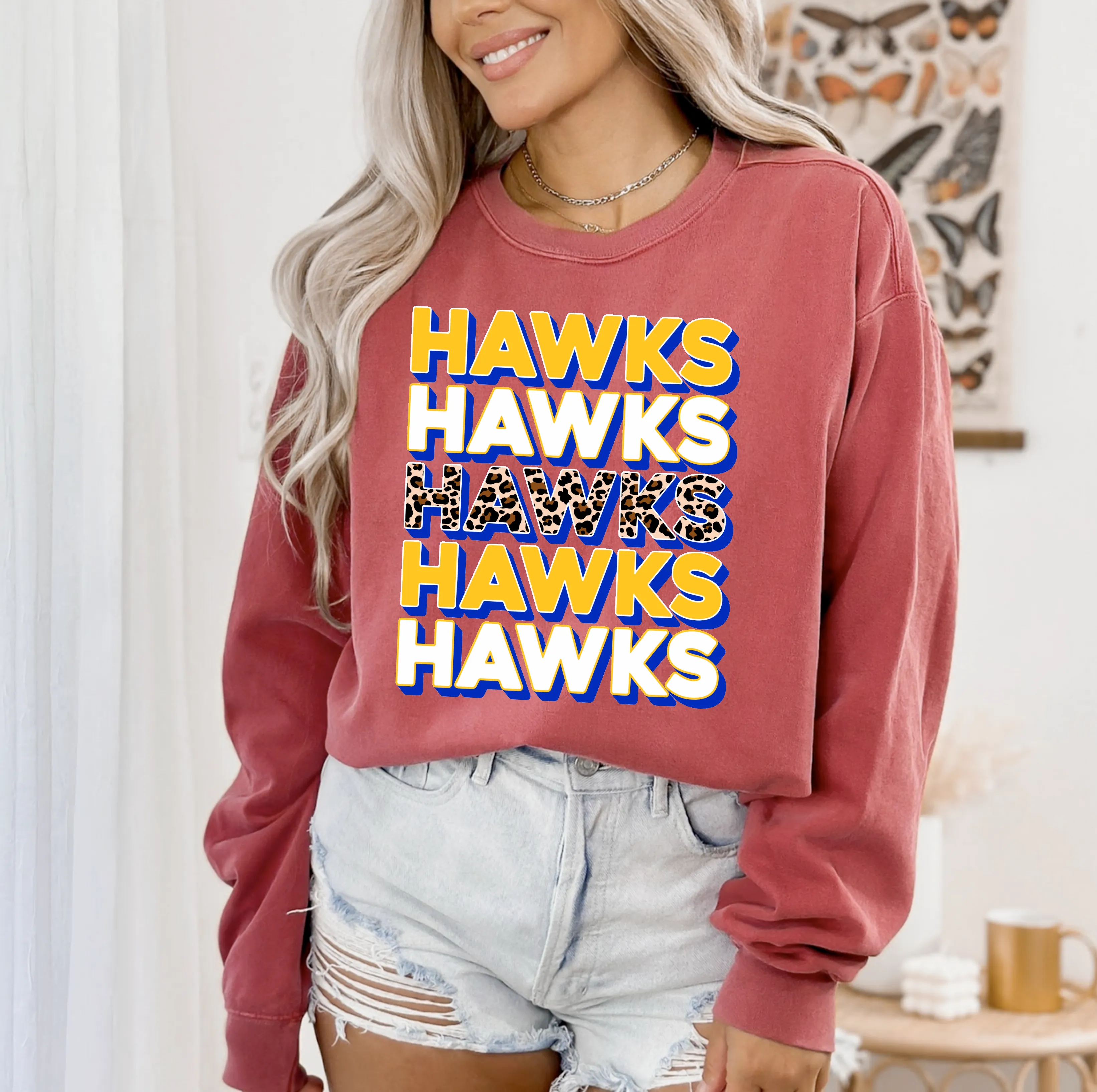 Hawks Stacked Leopard (D445)