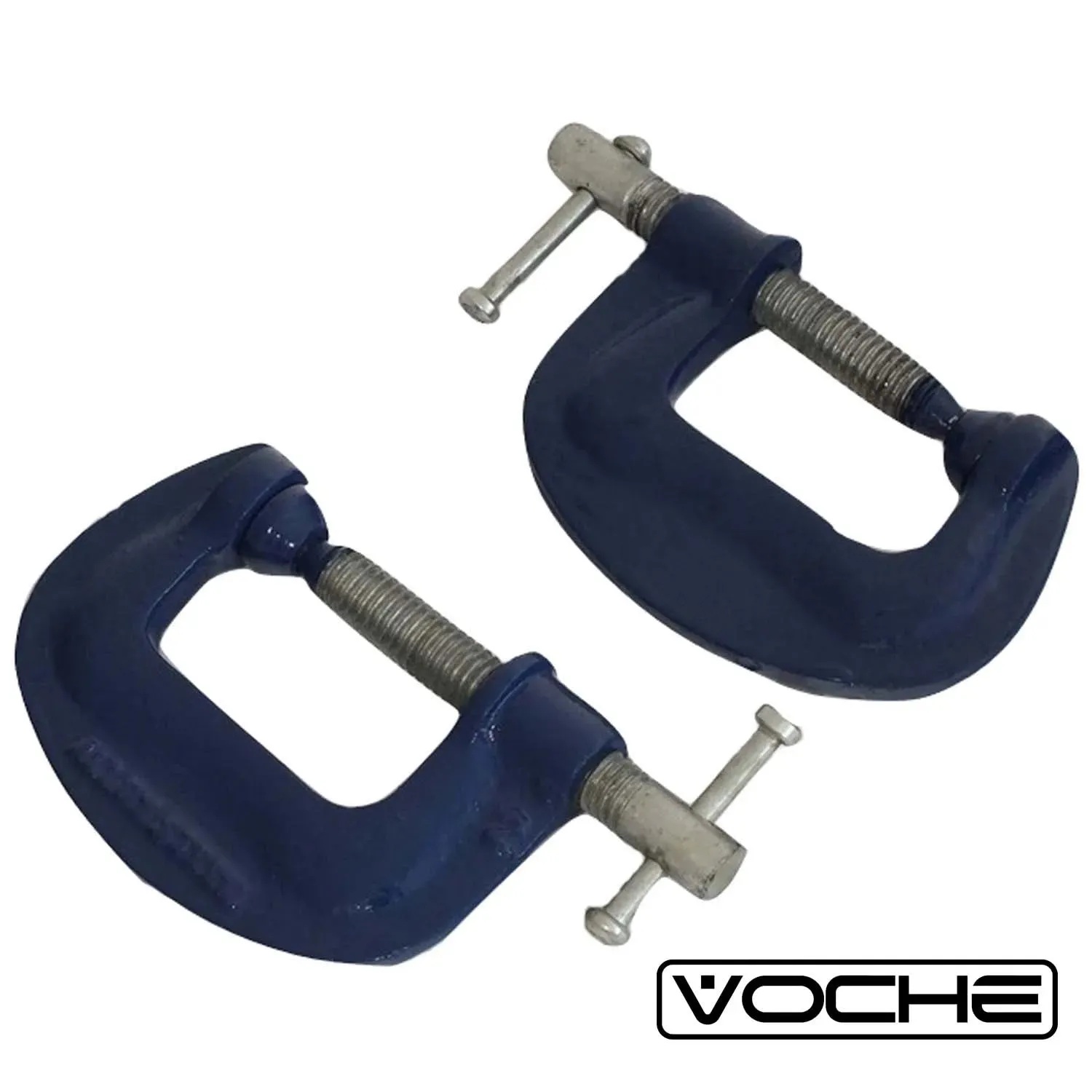Heavy Duty 2" G C Clamps Woodworking Grip Carpenter Gluing Vise - 2Pk - Voche