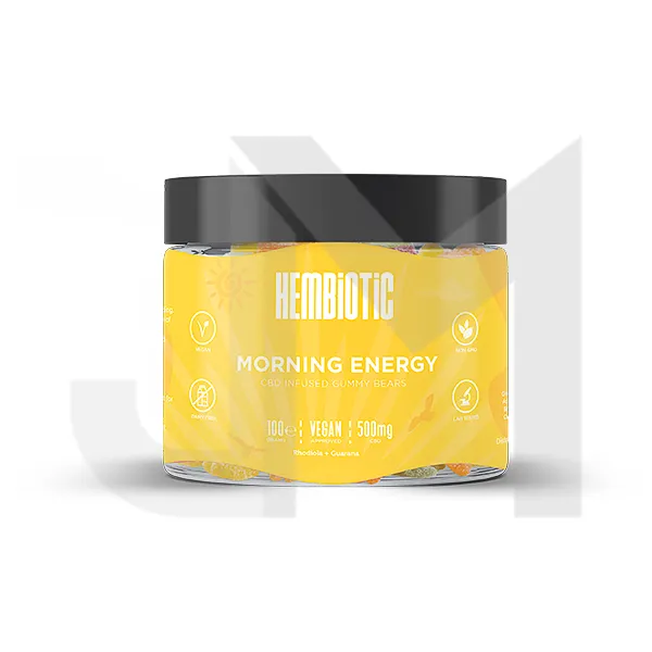 Hembiotic 500mg Functional CBD Gummy Bears - 100g