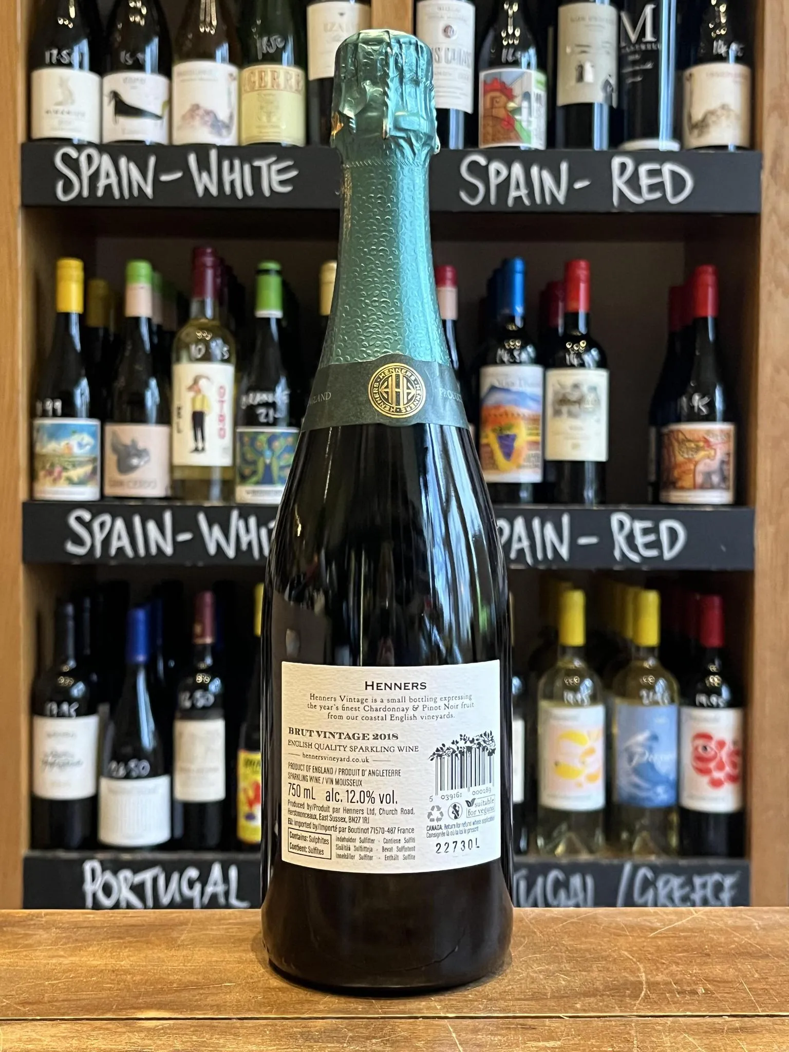 Henners - Vintage 2018 English Sparkling