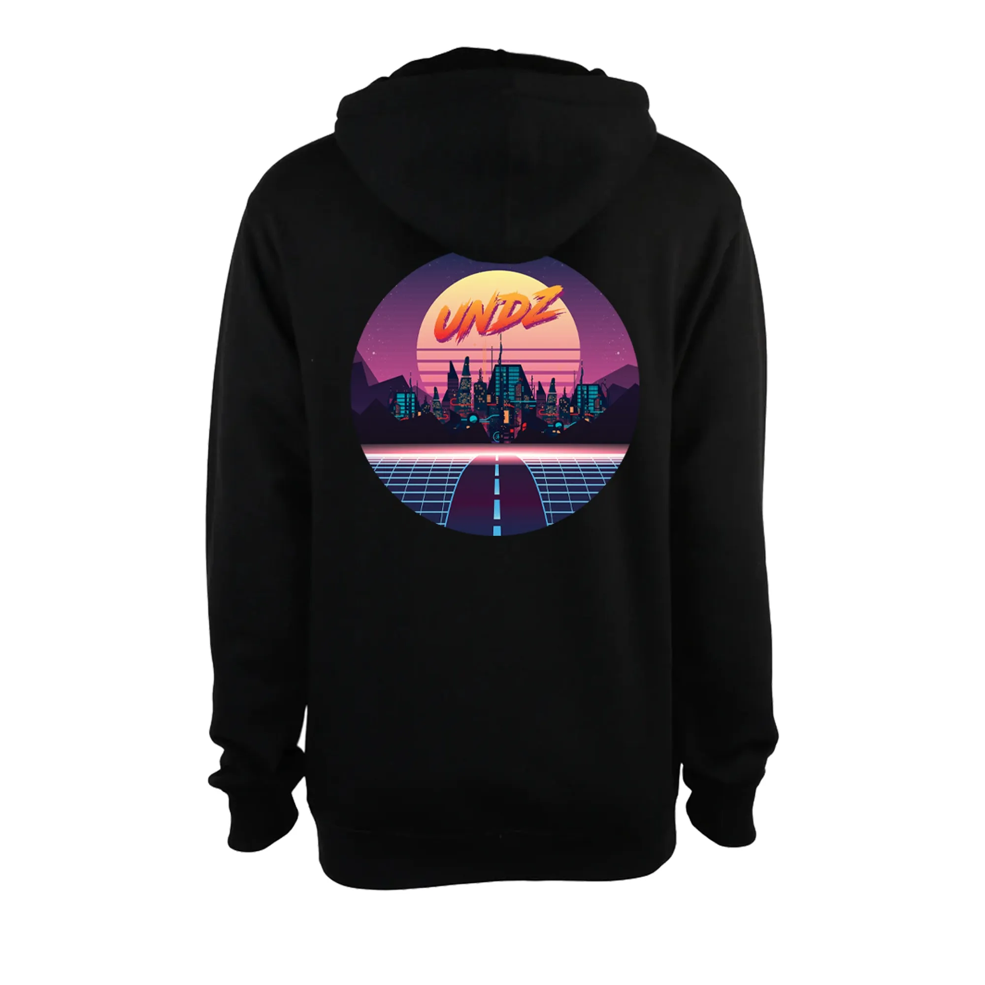 HOODIE BLACK - UNDZ OUTRUN