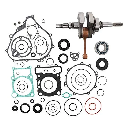 Hot Rods Bottom End Kit Compatible With/Replacement For Yamaha YXR 450 F Rhino 450 2006-2009, YFM 450 FX Wolverine 4x4 2006-2010, YFM 450 FG Grizzly 4x4 IRS 2007-2014, YFM 450 FA Kodiak 4x4 2003-2006 (CBK0192)