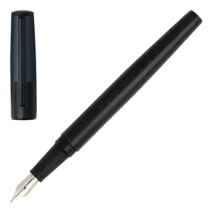 HUGO BOSS HSN1892A-Fountain pen Gear Minimal Black & Navy