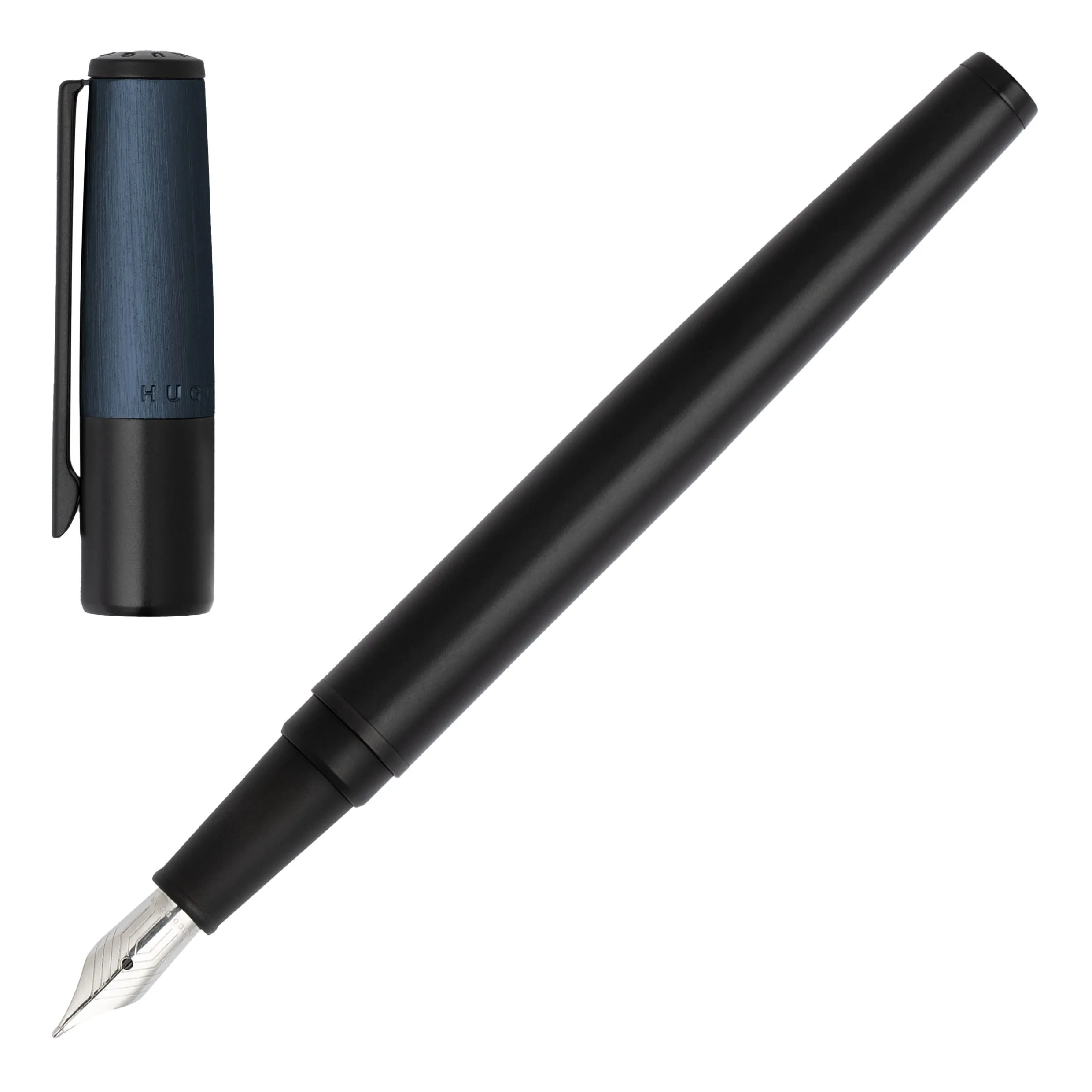 HUGO BOSS HSN1892A-Fountain pen Gear Minimal Black & Navy