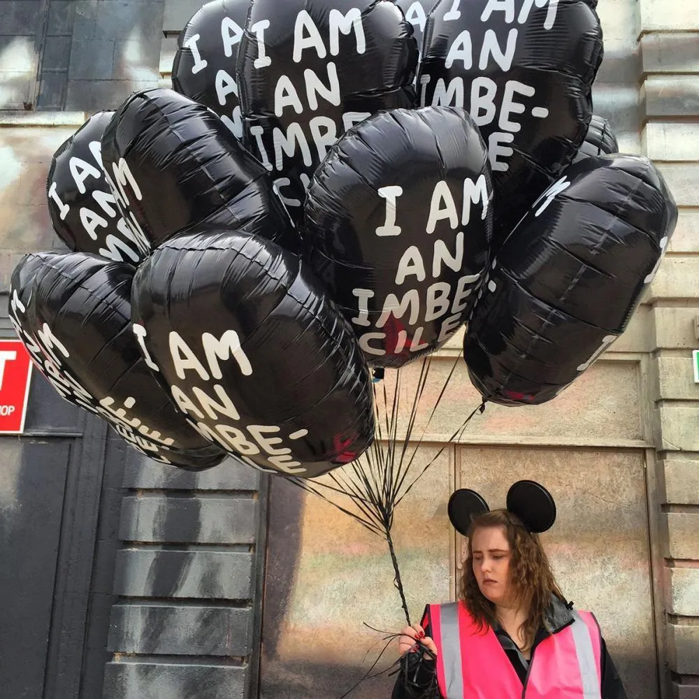 I Am An Imbecile Balloon (Banksy's Dismaland)