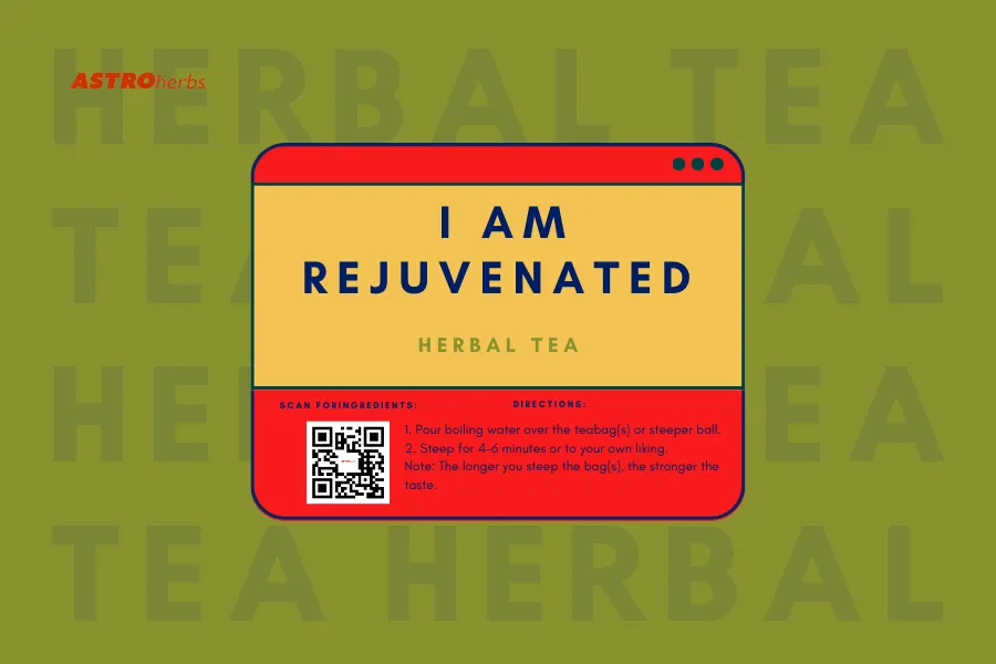 I Am Rejuvenated: Healthy Kidney & Bladder Tea (12 Tea Bags)