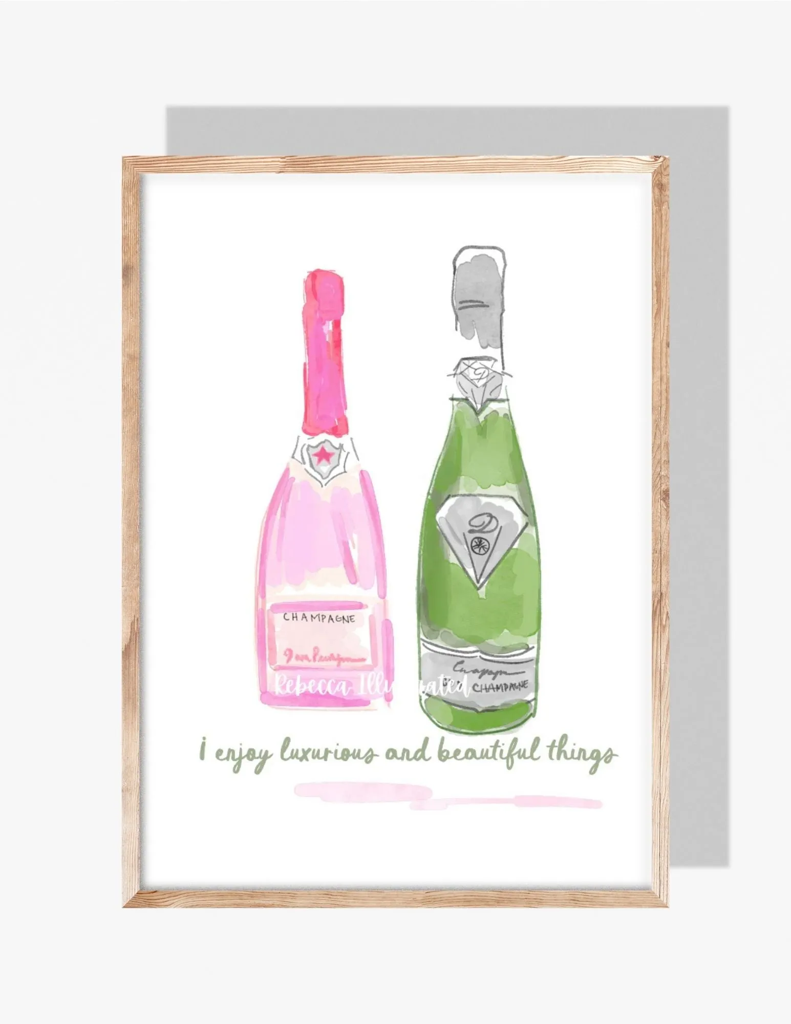 I ENJOY LUXURIOUS THINGS - Art Print