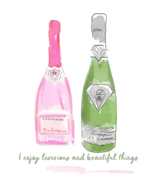I ENJOY LUXURIOUS THINGS - Art Print