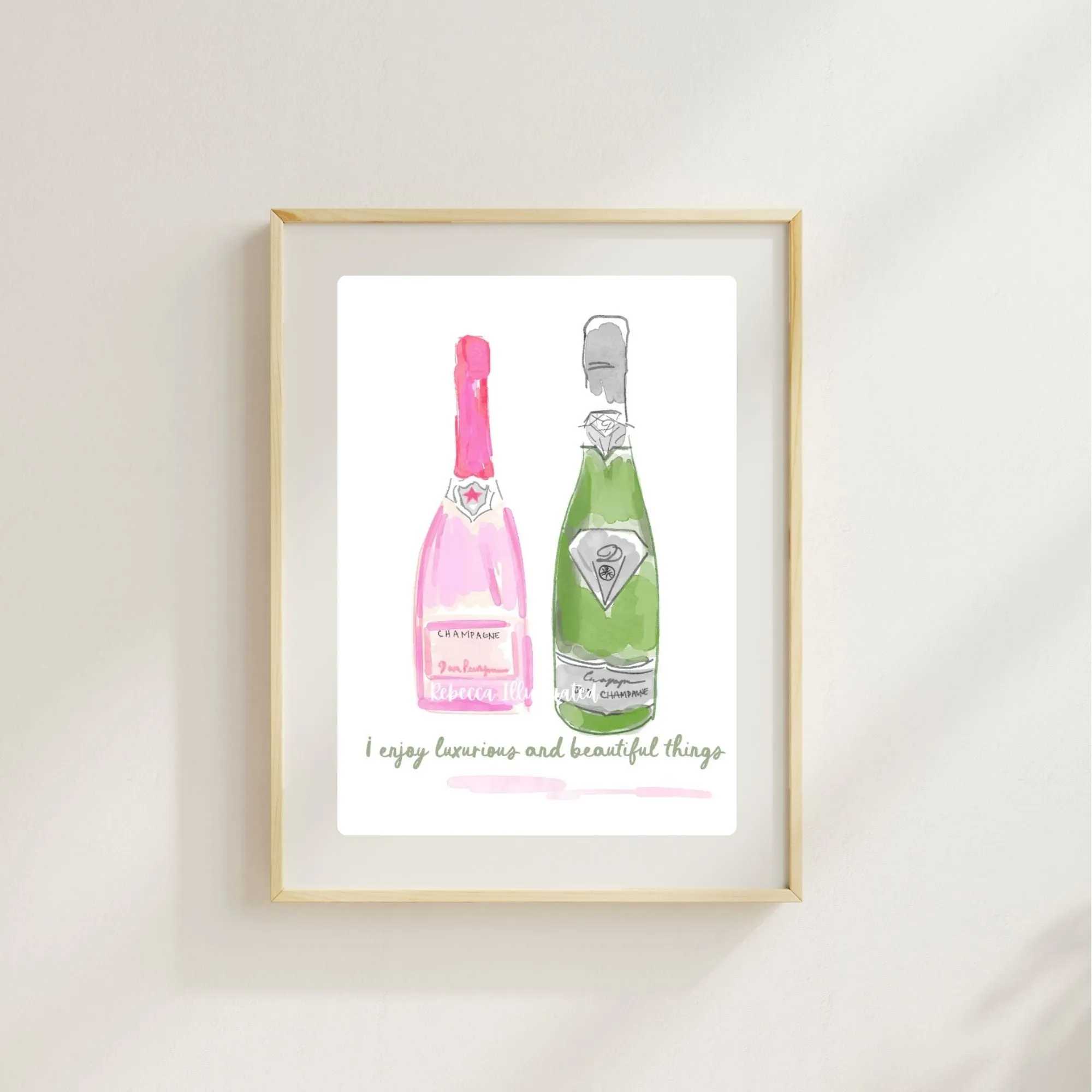 I ENJOY LUXURIOUS THINGS - Art Print