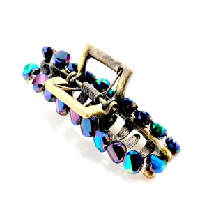 Ibiza Collection Metallic Stone Jaw Clip