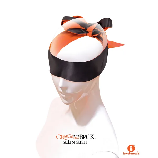 Icon Brands - Orange is the New Black  Satin Sash