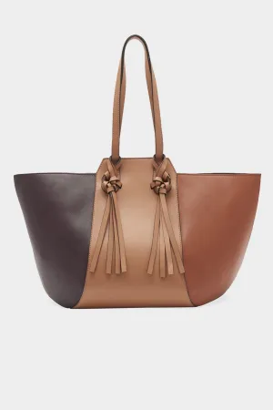 Imogen Large Carryall Tote in Terracota Patchwork