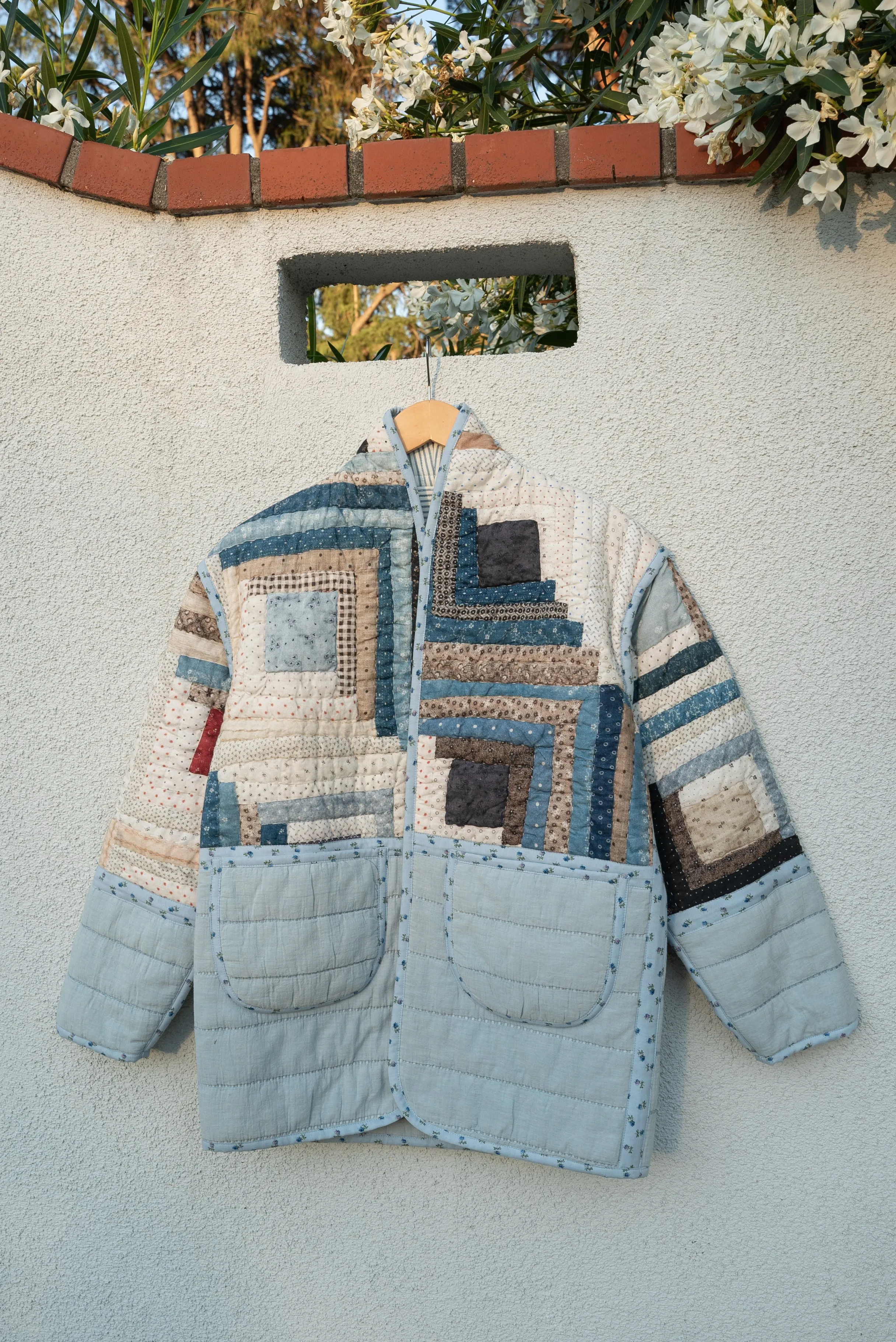 Indigo Blue Kalina Cocoon Coat (Small)