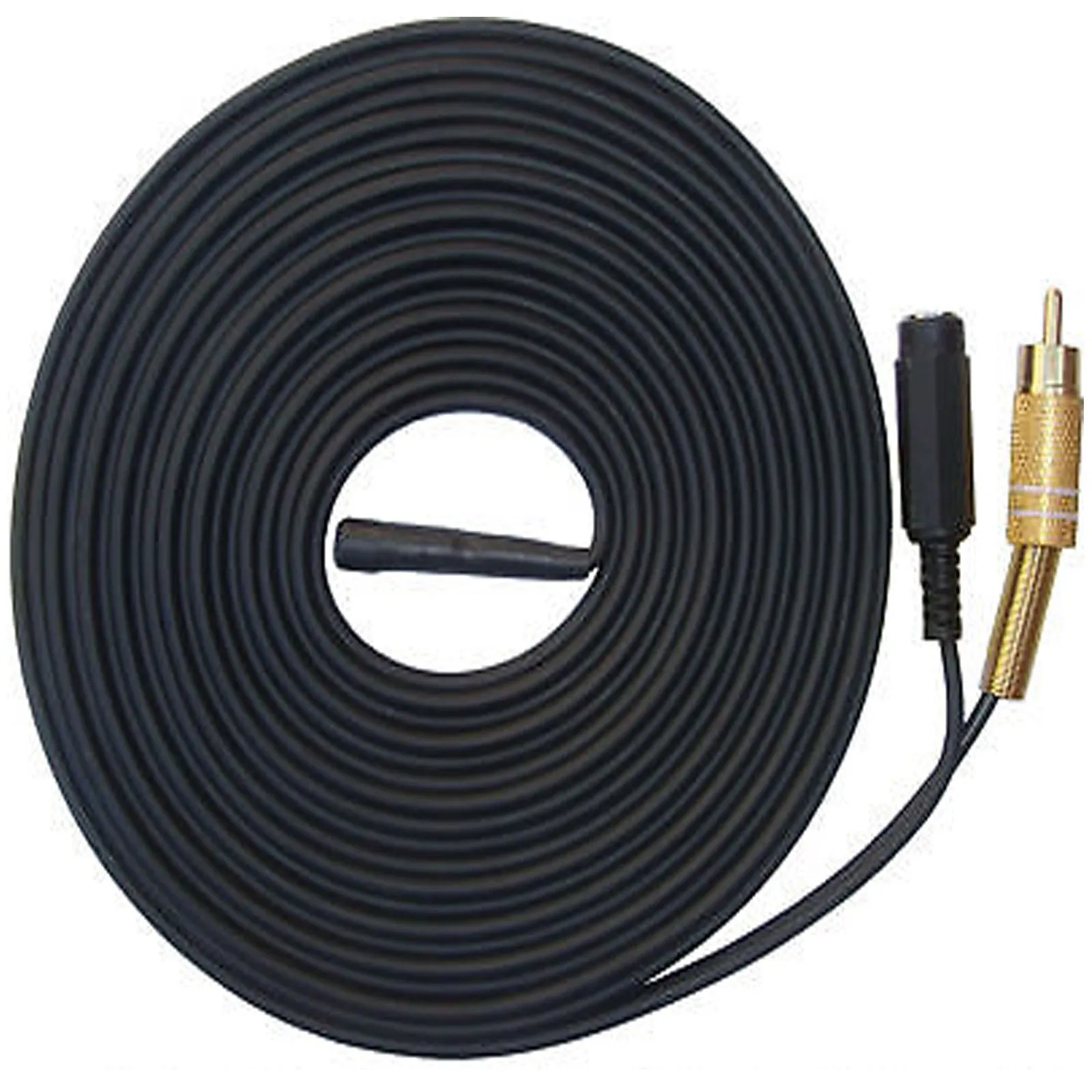 Indoor CCTV microphone Long Cable RCA Female Phono Audio Output 2.1mm DC socket
