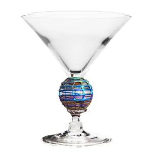 Iridescent Latitude Short Martini Glass