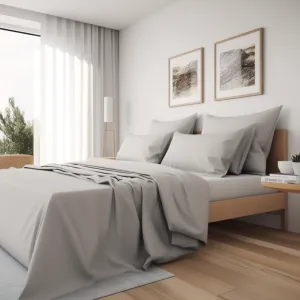 ITALIAN COMFORT - IMPERIAL DUVET COVER SET - GREY