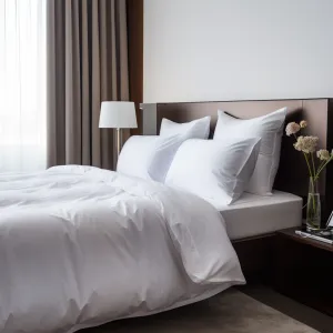 ITALIAN COMFORT - IMPERIAL DUVET COVER SET- WHITE