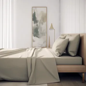 ITALIAN COMFORT - IMPERIAL FITTED SHEET- BEIGE