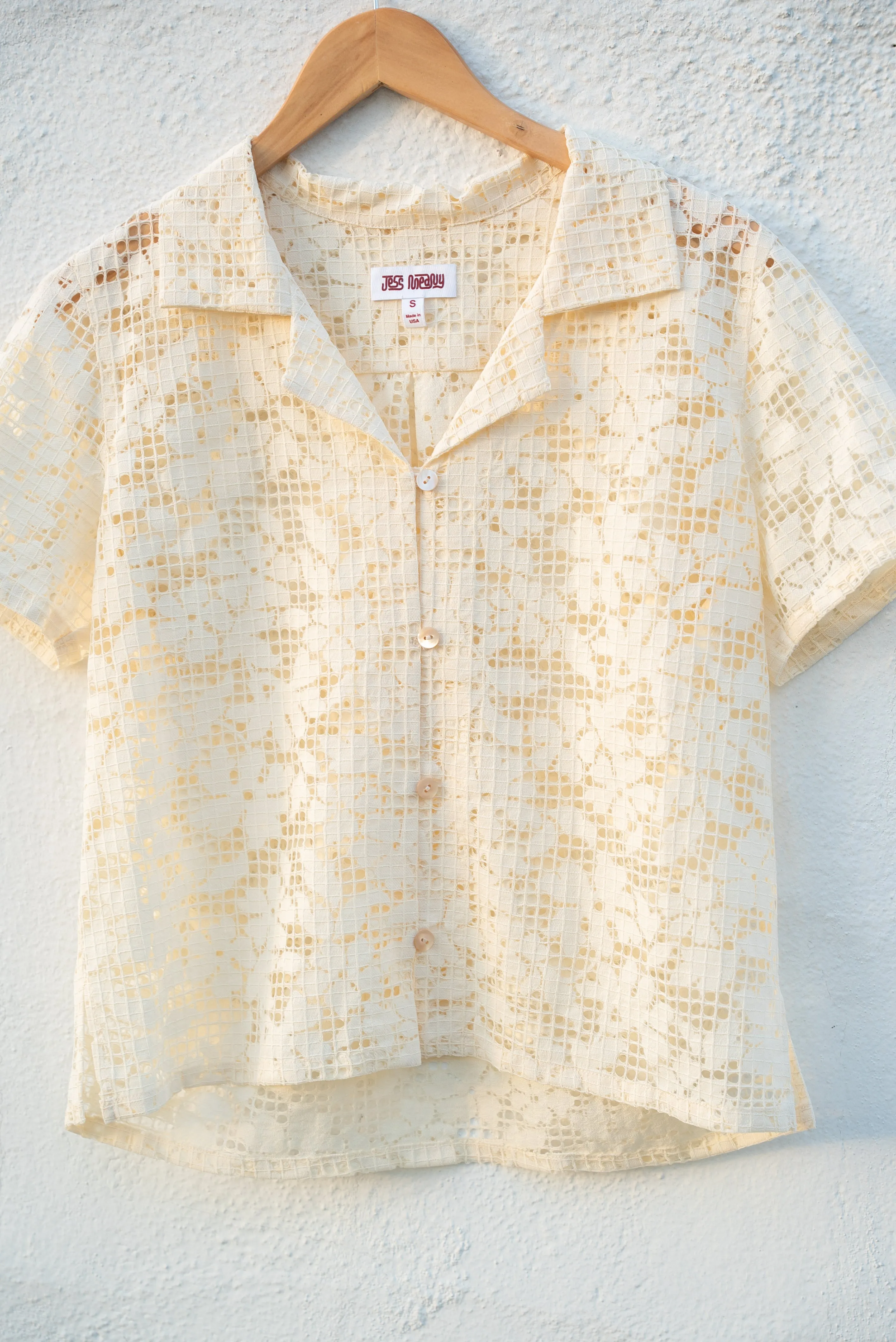 Ivory Lace Laguna Lounge Shirt