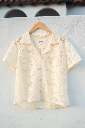 Ivory Lace Laguna Lounge Shirt