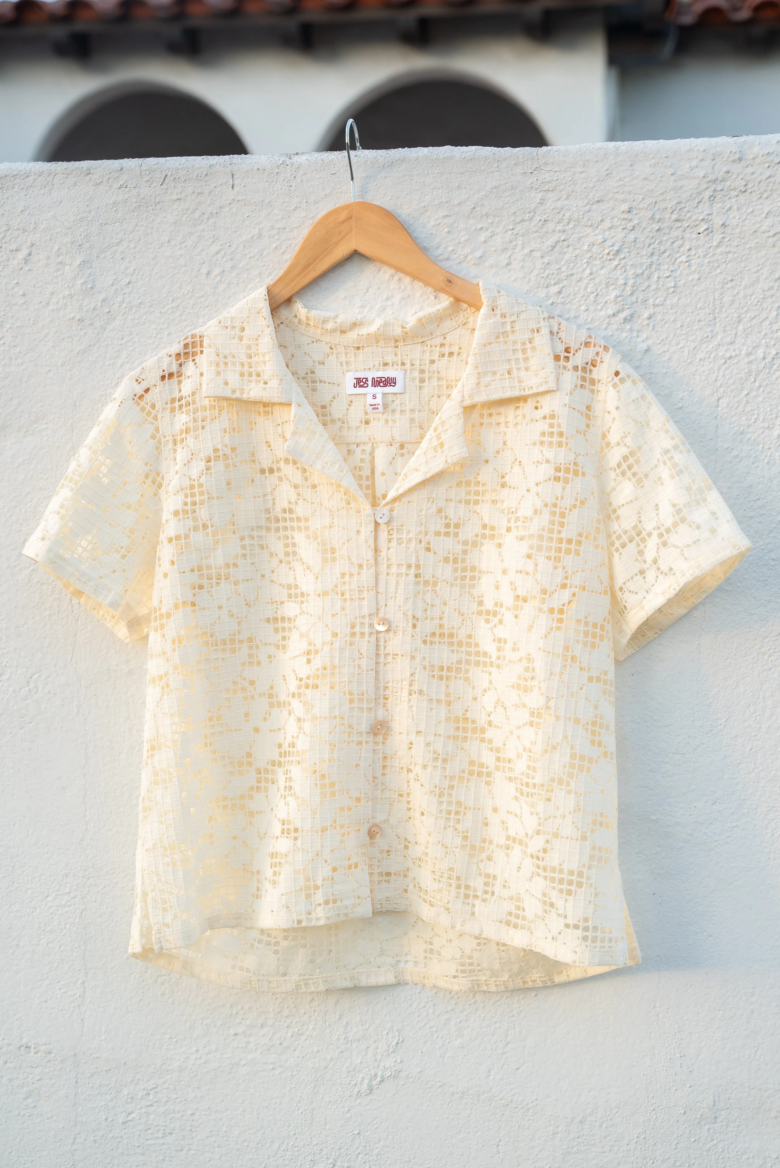 Ivory Lace Laguna Lounge Shirt