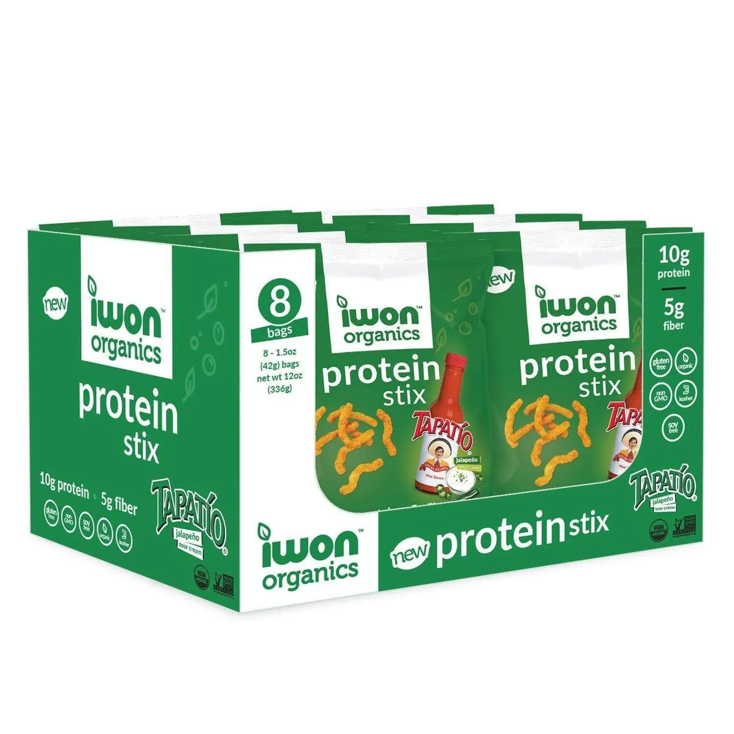 Iwon Organics - Protein Stix 42g (Box Of 8)