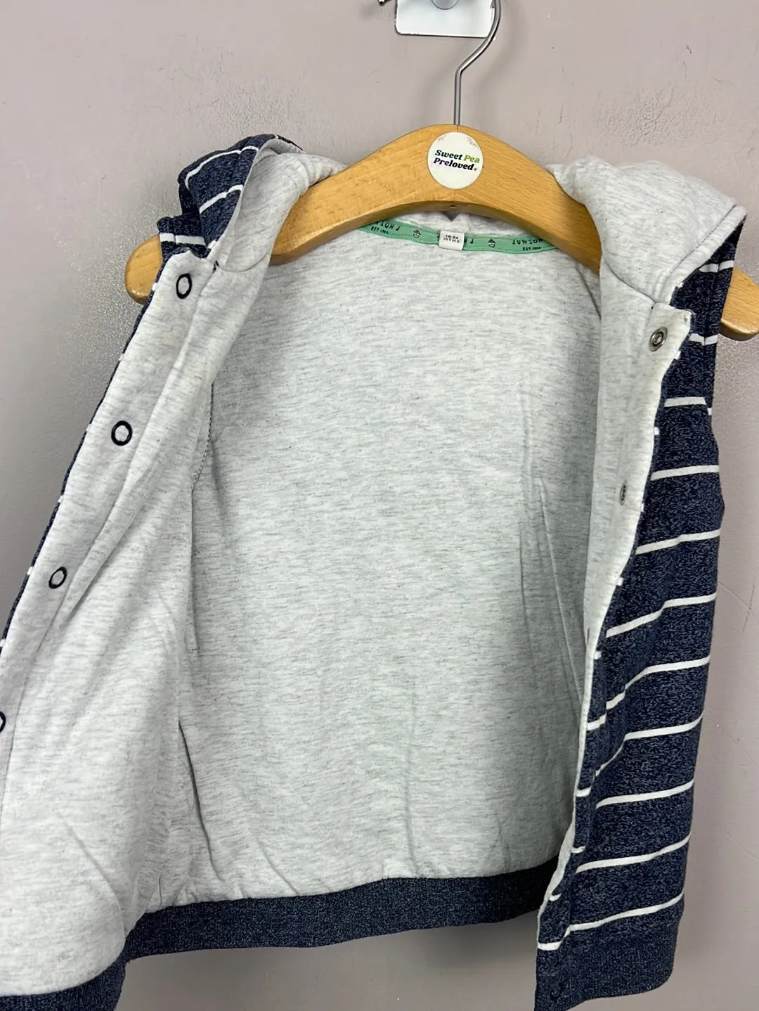 Jasper Conran Blue jersey Gilet 9-12m