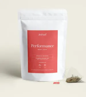 JetFuel Supplements Performance Botanical Infusions 15 Tea Bags 30g