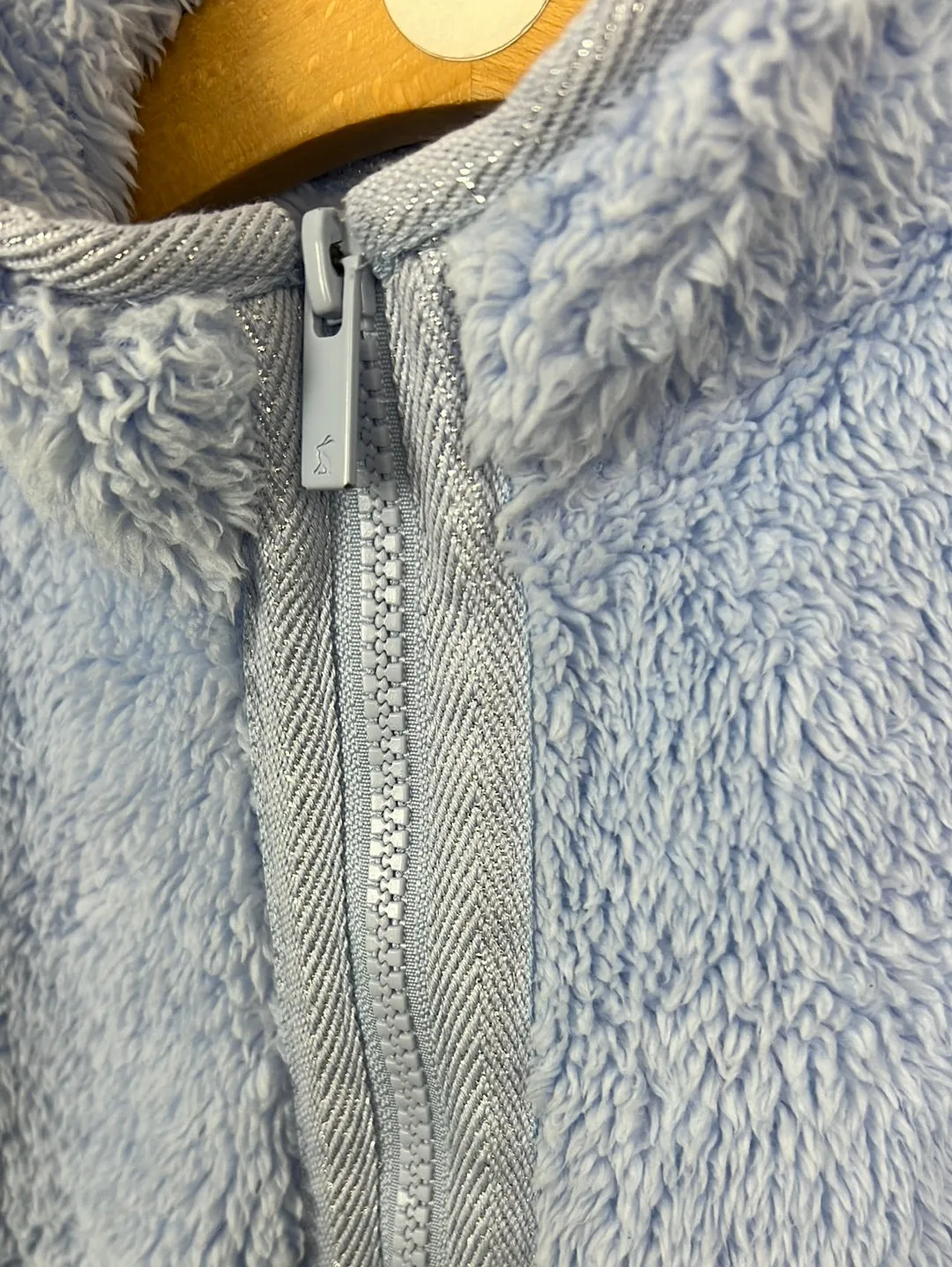 Joules baby blue woozle fleece 6y