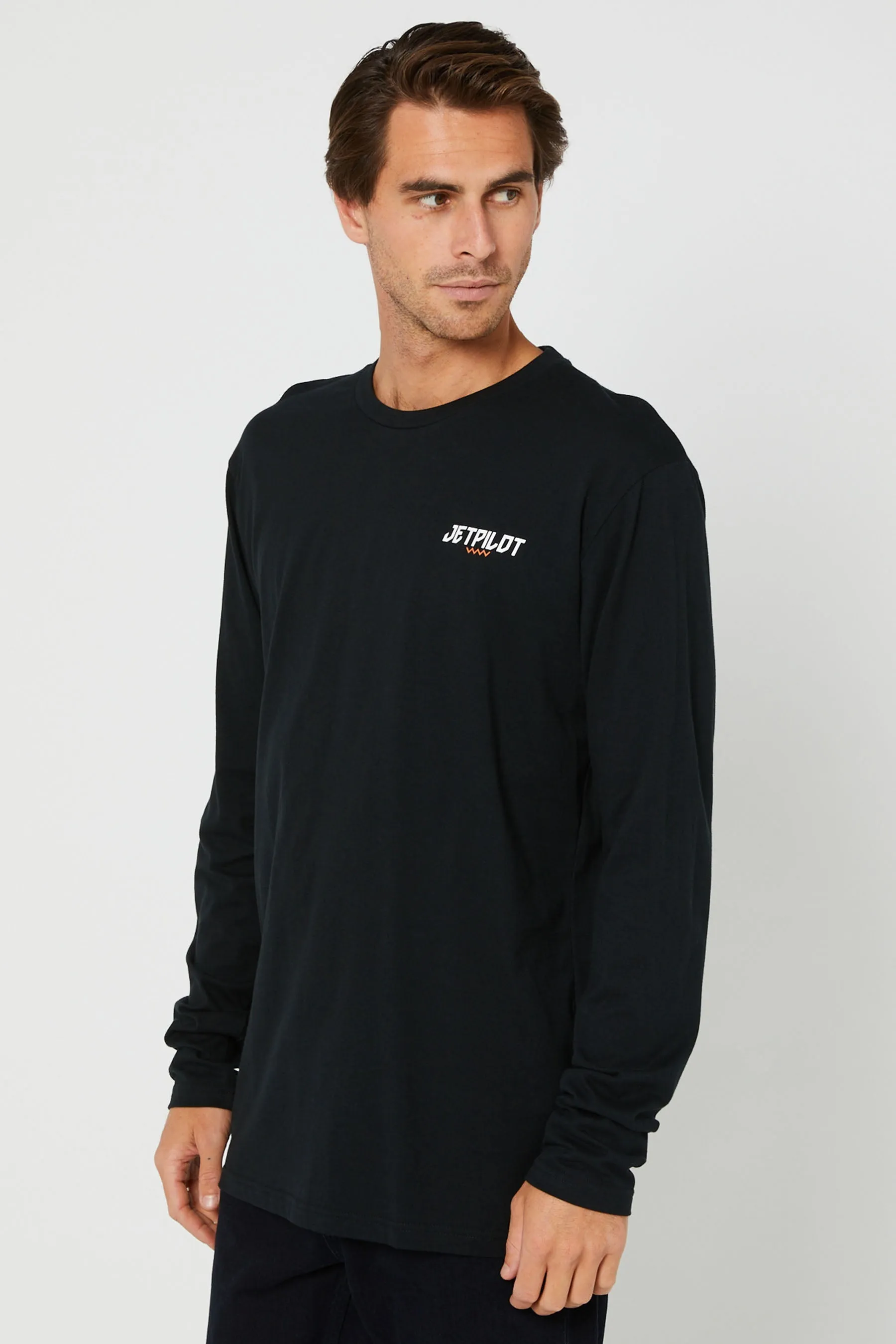 JP Friday Mens L/S Tee - Black