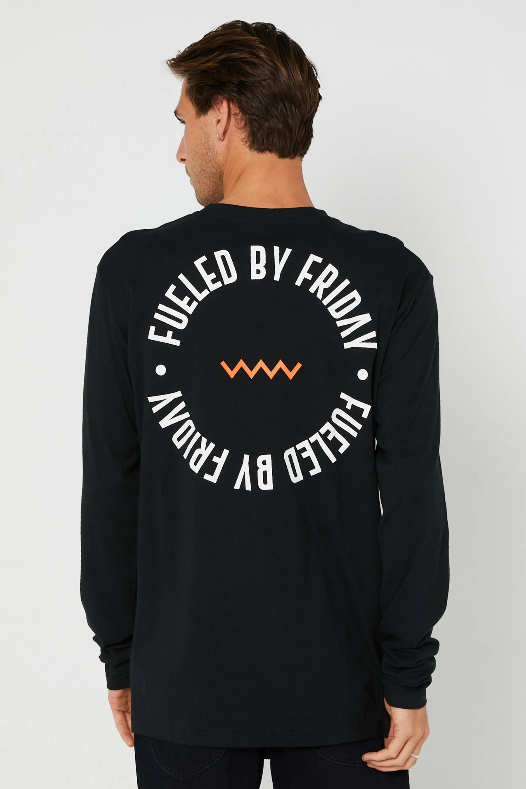JP Friday Mens L/S Tee - Black