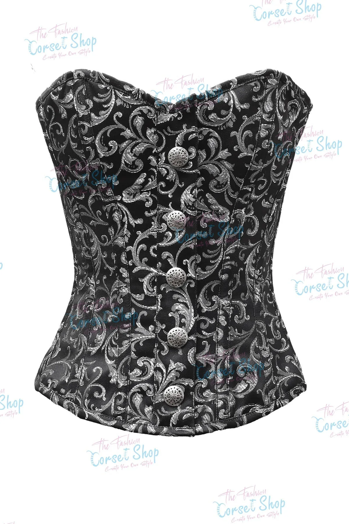 Kanteh Brocade Overbust Corset