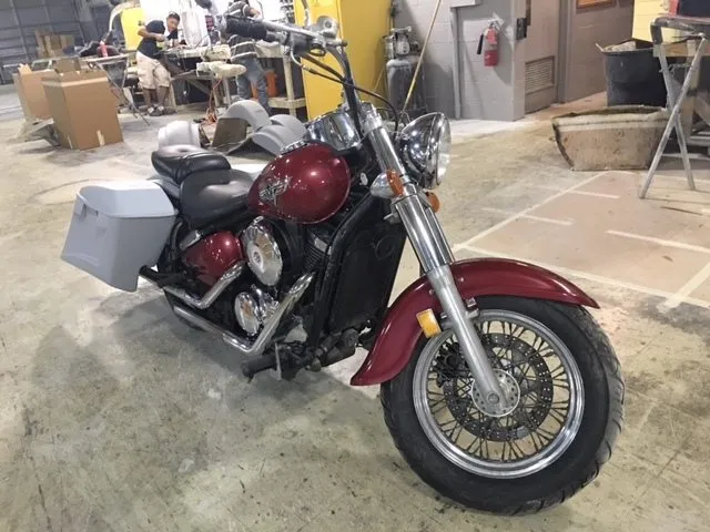 Kawasaki Vulcan &amp; Classic 800 Series 6" Extended Stretched Saddlebags Trendsetter