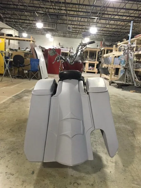 Kawasaki Vulcan &amp; Classic 800 Series 6" Extended Stretched Saddlebags Trendsetter