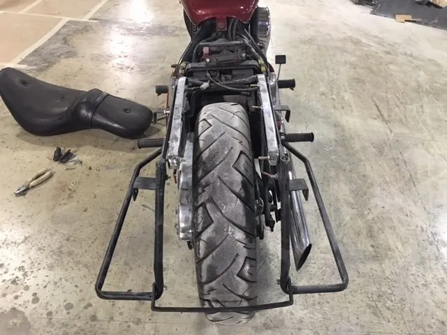 Kawasaki Vulcan &amp; Classic 800 Series 6" Extended Stretched Saddlebags Trendsetter